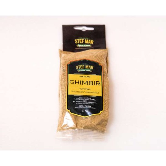 Ghimbir pulpere, 70g, Stef Mar