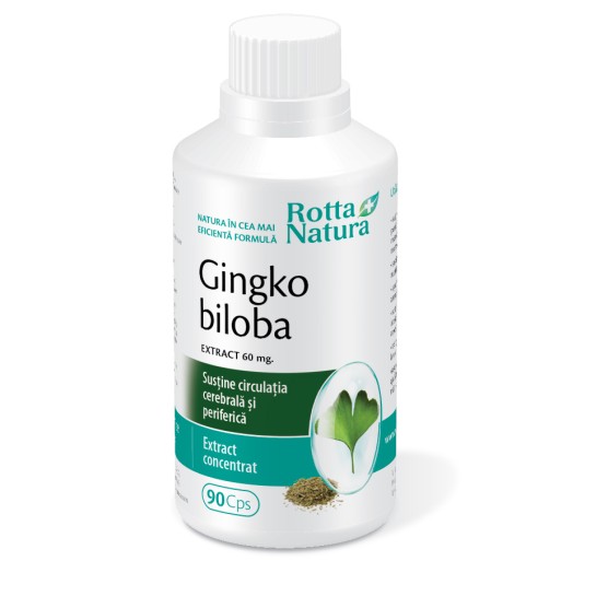 Ginkgo biloba extract 60mg 90cps Rotta Natura