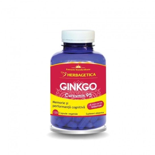 Ginkgo curcumin95 120 capsule, Herbagetica