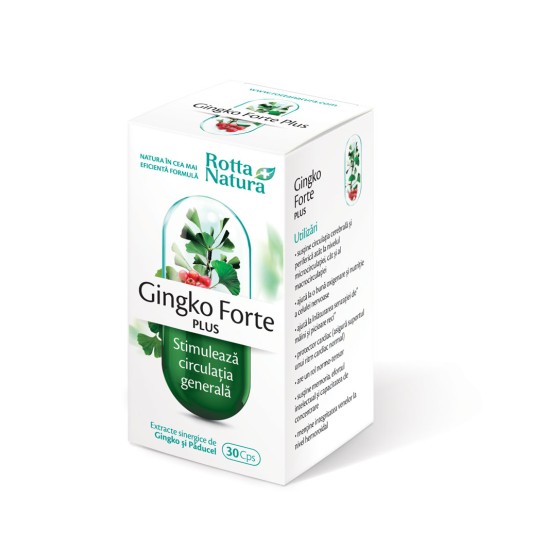 Ginkgo forte plus, 30 capsule, Rotta Natura
