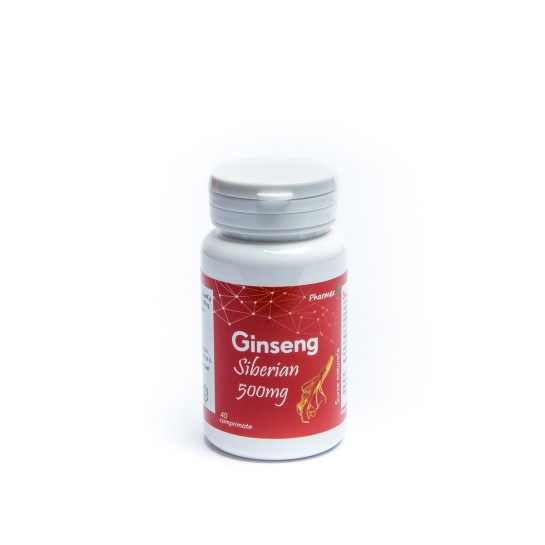 Ginseng, 500mg, 40 comprimate, Pharmex
