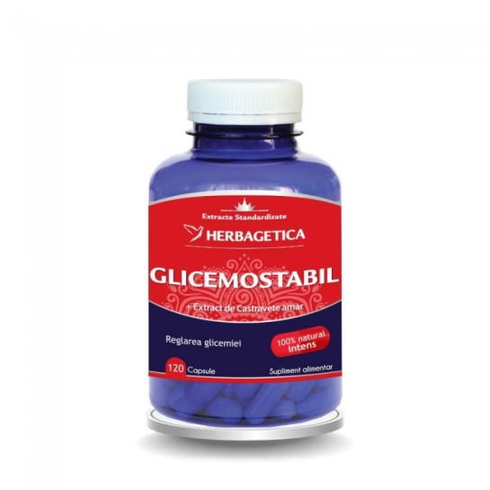Glicemostabil 120 capsule, Herbagetica