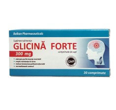 Glicina forte 300mg, 30 comprimate