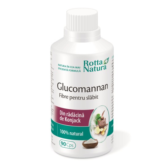 Glucomannan, 90 capsule, Rotta Natura