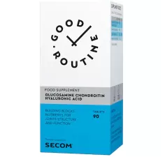 Glucosamine Chondroitin Hyaluronic Acid, 90 capsule, Good routine, Secom