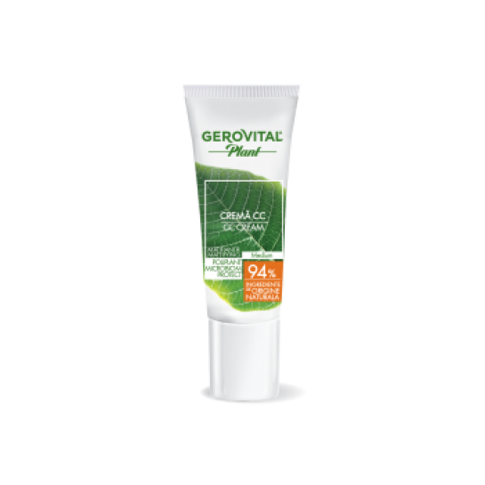 Gerovital Plant crema cc mediu matifianta microbiom protect 30ml 