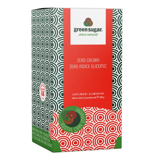 Green sugar, 200 sticks x 4g, Remedia