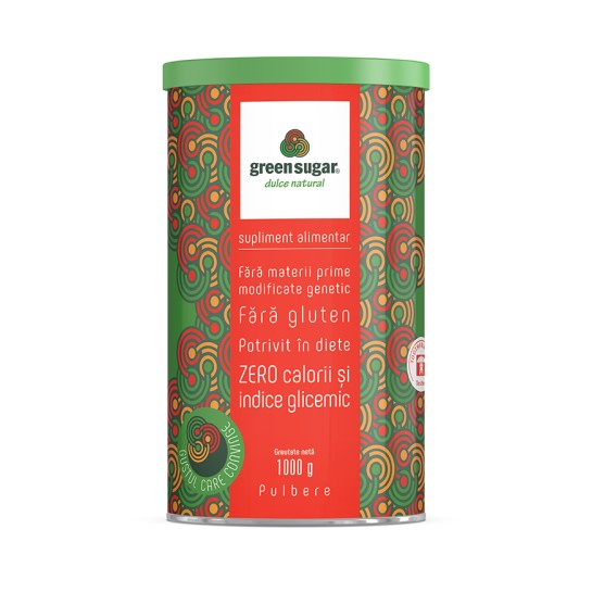 Green sugar pulbere, 1000 g, Remedia