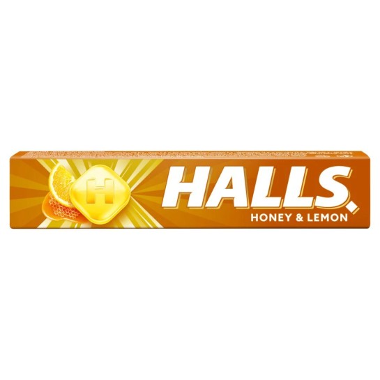 Halls honey lemon, 9 bucăti