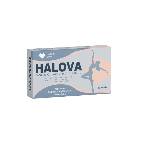 Halova 10 ovule cu acid hialuronic, Perfect care