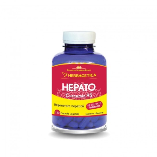 Hepato curcumin95 120 capsule, Herbagetica