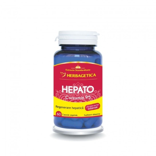 Hepato curcumin95 60 capsule, Herbagetica