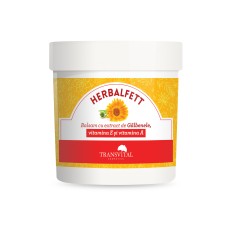 Herbalfett Balsam cu extract de Galbenele, vitamina E si vitamina A, 250 ml, Transvital