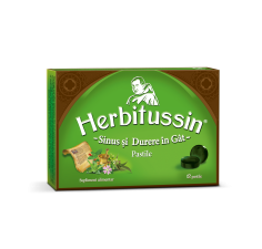 Herbitussin Sinus si Durere in Gat, 12 pastile