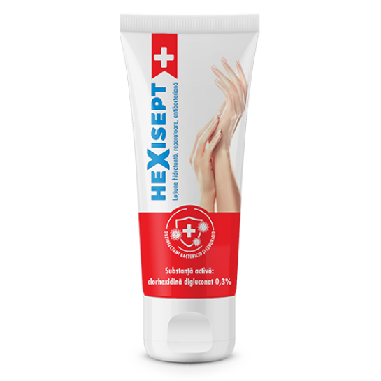 Hexisept + Lotiune reparatoare antibacteriana, 75ml, Fiterman