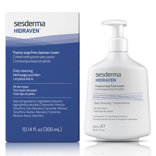 Hidraven, spumă cremă fără săpun, 300 ml, Sesderma
