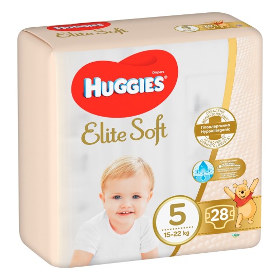 Huggies Scutece elite soft nr. 5 (12-22 kg)