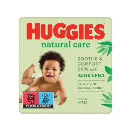 Huggies Servetele umede Aloe Trio 56X3