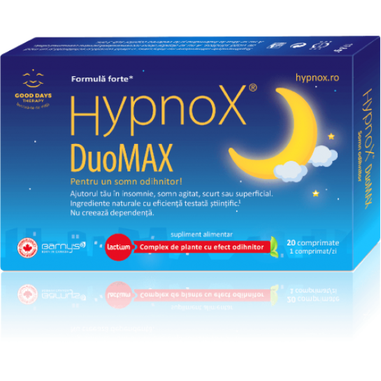 Hypnox Duomax, 20 comprimate