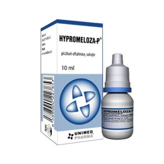 Hypromeloza-P, soluţie picături oftalmice 10 ml, Unimed Pharma
