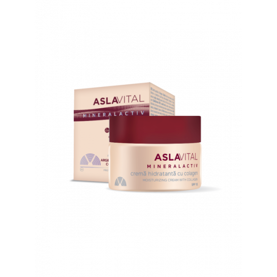  Aslavital Crema antirid cu colagen spf10 
