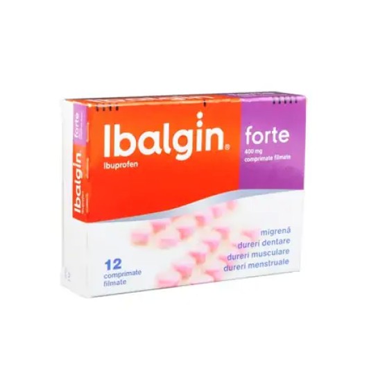 Ibalgin Forte, 400 mg, 12 comprimate filmate, Sanofi