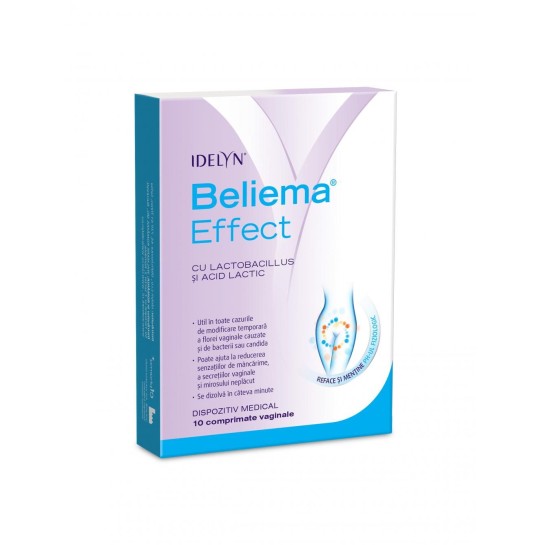 Idelyn Beliema Effect, 10 comprimate vaginale, Walmark