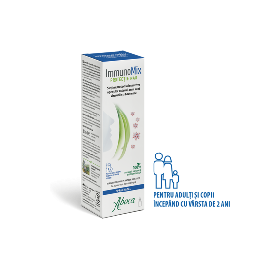 ImmunoMix Protectie Nas, spray 30 ml cu pulverizator Aboca