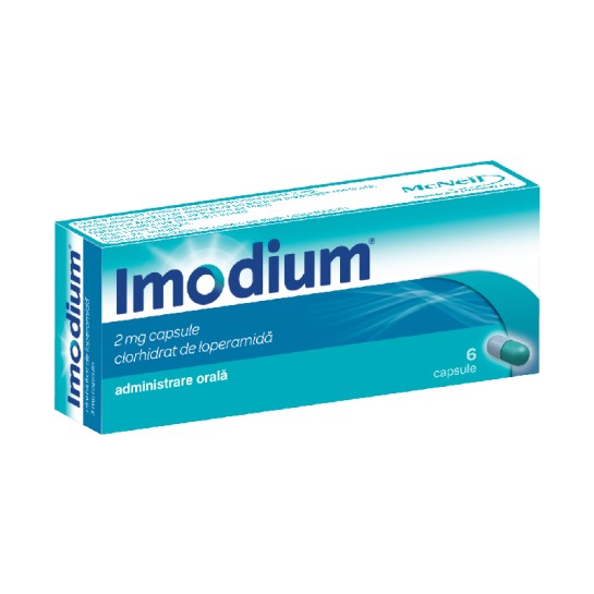Imodium, 2 mg, 6 capsule, Johnson&Johnson