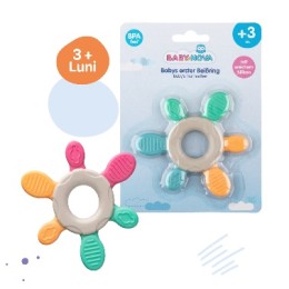 Inel dentitie cu piese de silicon, Babynova
