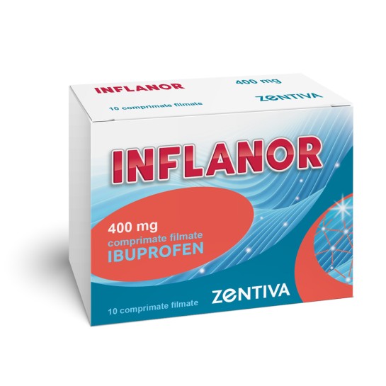 Inflanor 400mg, comprimate filmate, Zentiva