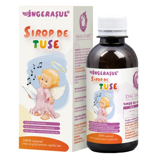 Ingeras sirop tuse 200ml, Dacia Plant