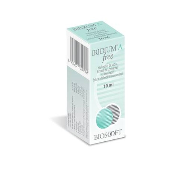 Iridium A Free, Solutie oftalmica 10ml, BioSooft