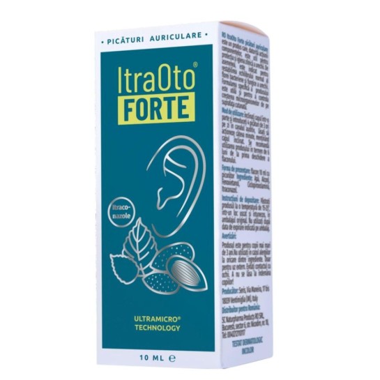 ItraOto forte, picaturi auriculare 10ml, Naturapharma