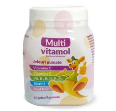 Jeleuri gumate Multivitamol, 50 bucati, Natur Produkt