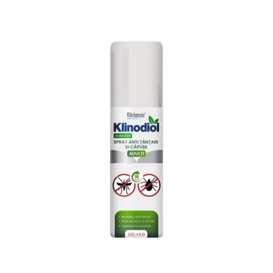 Klinodiol adult, spray repelent anti-tantari si căpuse, 100ml, Klintensiv
