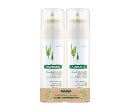 Klorane Sampon uscat cu lapte de Ovaz, 150ml, Pachet  Promotional