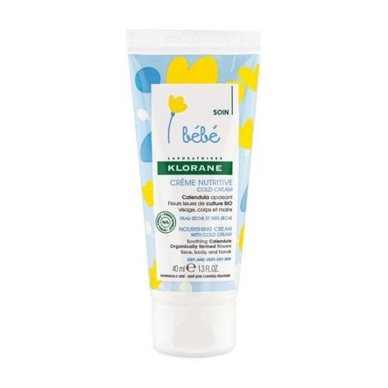 Klorane bebe, Cremă nutritivă Cold Cream, 40ml