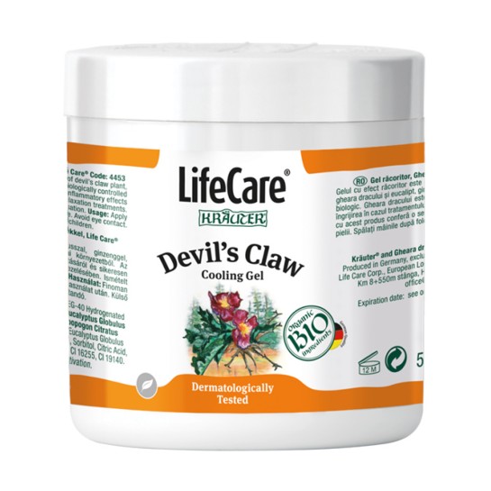 Krauter Gel BIO, Gheara Dracului, 500ml, Lifecare