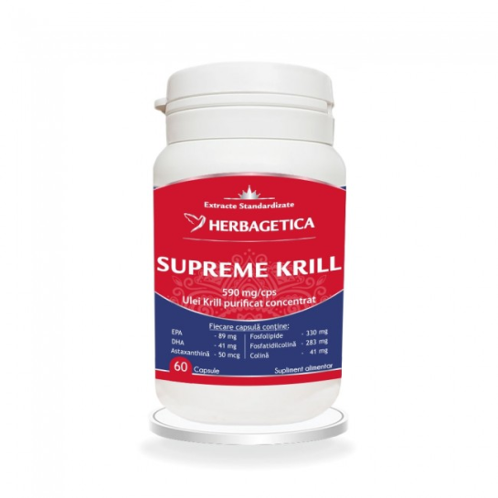 Krill oil supreme omega 360 capsule, Herbagetica