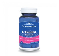 L-Tirozina Naturala, 60 capsule, Herbagetica