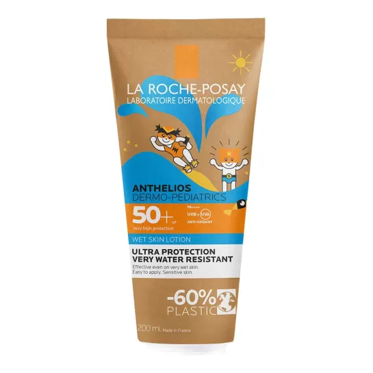 LA ROCHE-POSAY Anthelios dermo-pediatrics spf50+ eco tube lotiune wet skin 200ml