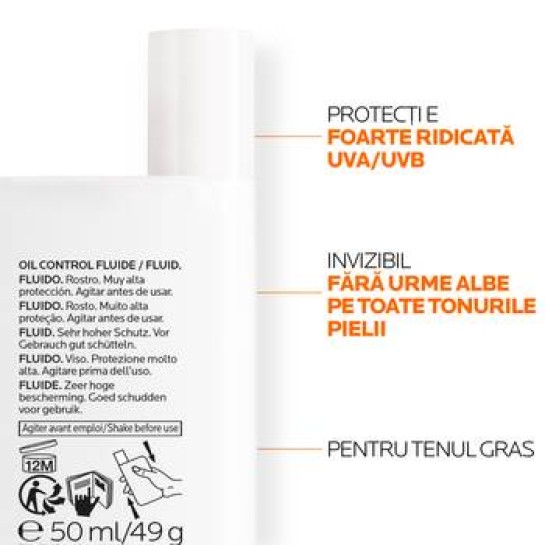 LA ROCHE-POSAY Anthelios spf50+ uvmune oil control fluid 50ml