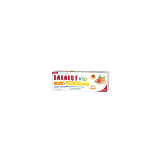 Lacalut pastă de dinti 2-6 ani kids, protectie anticarie, 55ml, Zdrovit