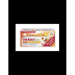 Lacalut, pasta de dinti kids, 55 ml + periuta de dinti, 2-6 ani, Zdrovit
