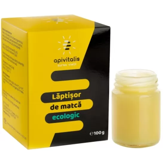           Laptisor de matca ecologic 100g Api Vitalis