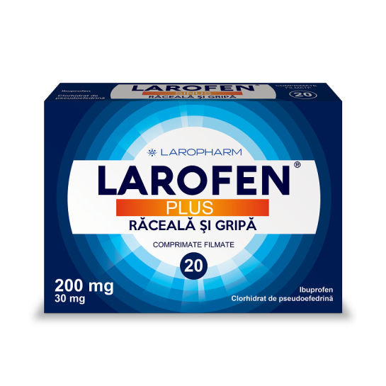 Larofen Plus 20 de comprimate filmate