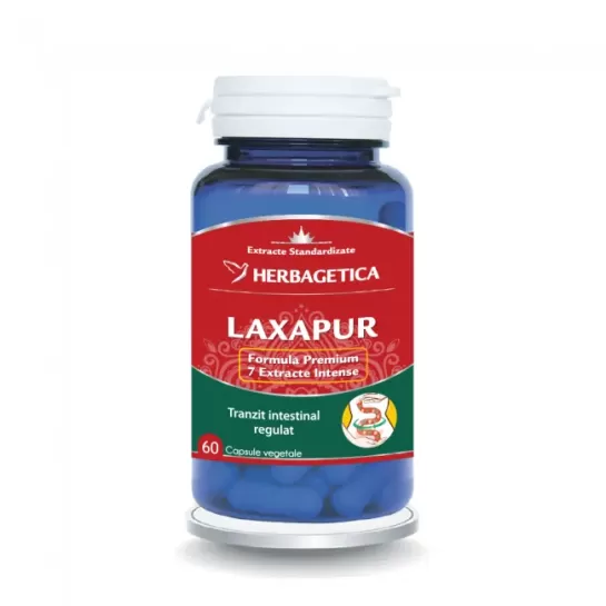 Laxapur, 60 capsule, Herbagetica