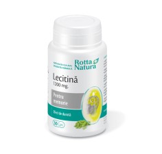 Lecitina, 1200mg, 30 capsule, Rotta Natura