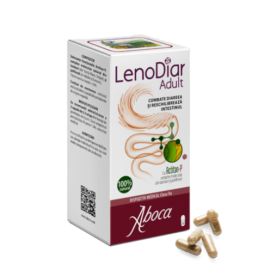 Lenodiar Adult, 20 capsule Aboca